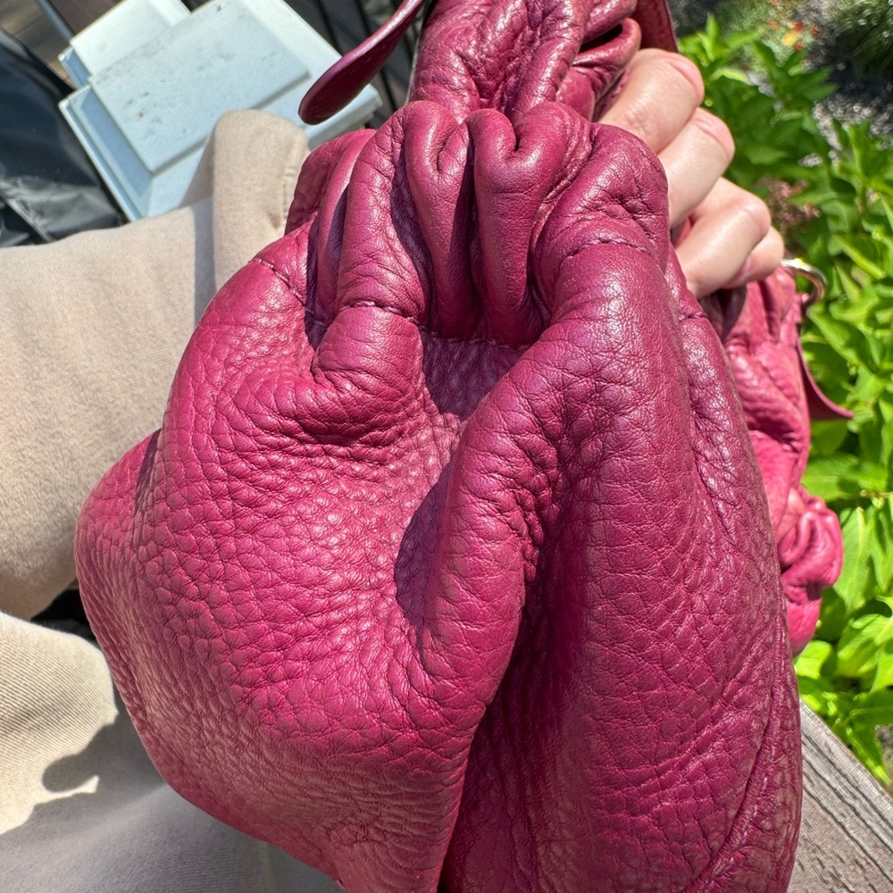 Michael Kors Berry Leather Mini Bag - Picture 9 of 16